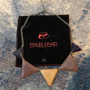 Baublebar Purple shade collar necklace